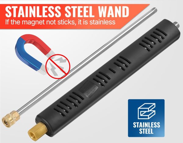YAMATIC Pressure Washer Gun Brass Stainless Steel Swivel-4