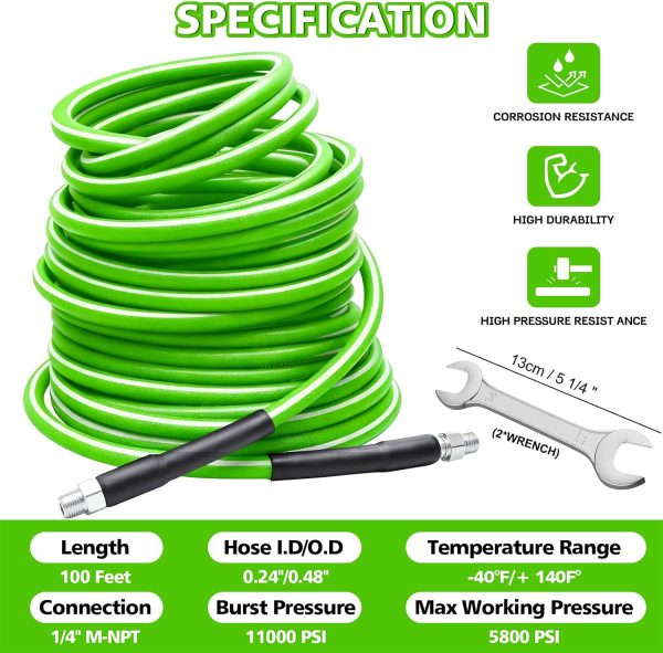 West Bay Sewer Jetter Kit High Pressure Hose Nozzles-2