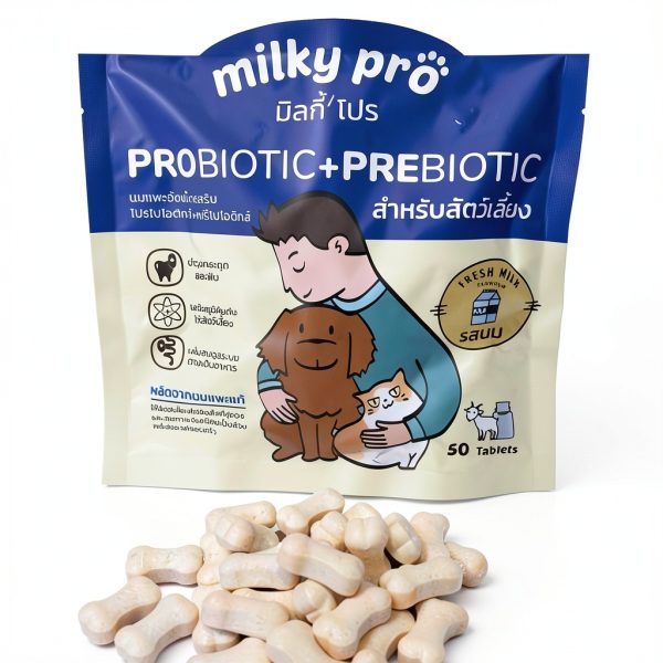 CUTE PETS Goat Milk Tablets Probiotics Protein Pet-1