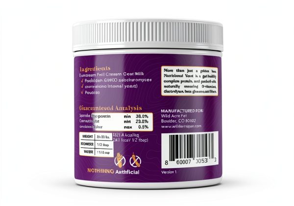 Wild Acre Goat Milk Powder for Dogs Sensitive Stomachs-1