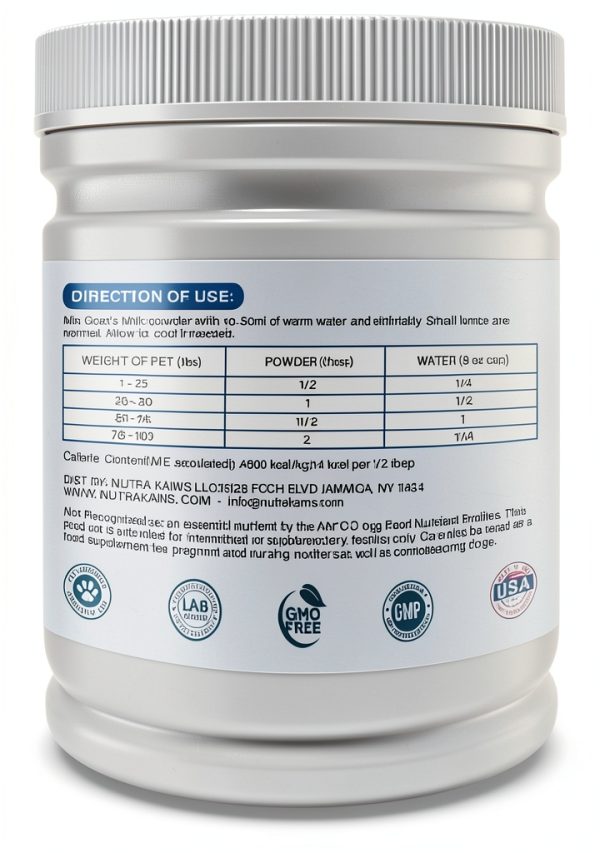 Nutra Kams Puppy Milk Powder Natural Taurine Formula-2