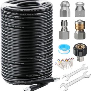 West Bay Sewer Jetter Kit TPU Hose 5800 PSI Pressure-0
