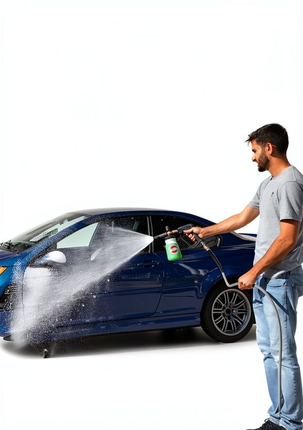 Wide Mouth Foam Cannon McKillans Brass Gas Pressure Washer-4