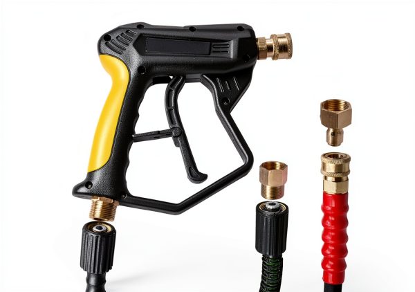 GDHXW Pressure Washer Gun Brass Handheld 5000 PSI-2