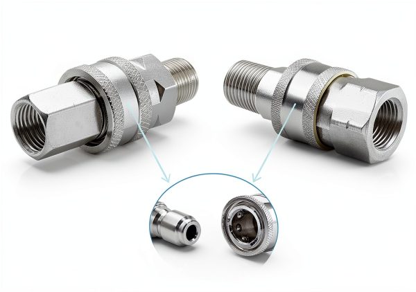3/8 Quick Connect Adapter Raincovo Stainless Steel-1