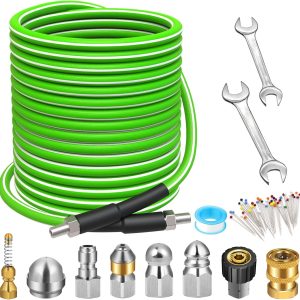 West Bay Sewer Jetter Kit High Pressure Hose Nozzles-0
