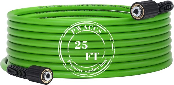 PWACCS Pressure Washer Hose Polyurethane 3600 PSI Green-6