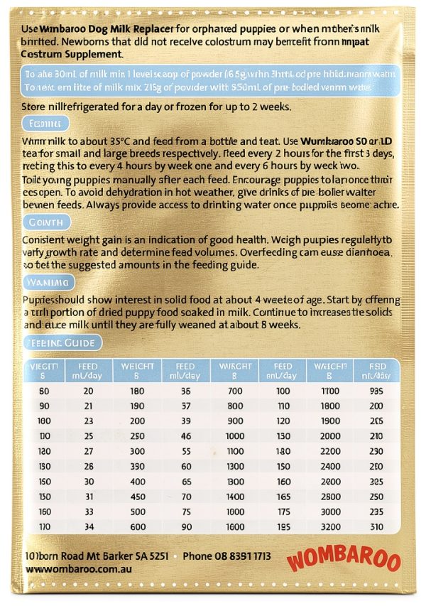 Equinade Dog Milk Replacer Powder Puppy Formula AWDM215-2