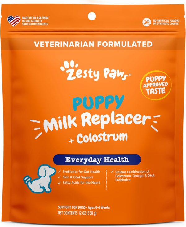 Zesty Paws Puppy Milk Replacer with Colostrum Probiotics-0