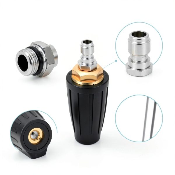 Yupjlia Pressure Washer Nozzle Ceramic Core 4000 PSI Turbo-4