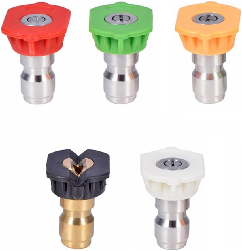Twinkle Star pressure washer nozzle tips set with brass and stainless steel construction