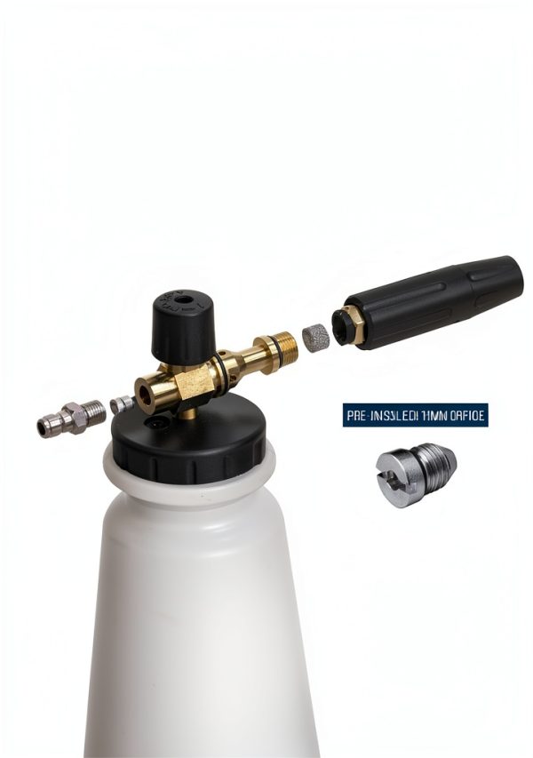 Wide Mouth Foam Cannon McKillans Brass Gas Pressure Washer-1