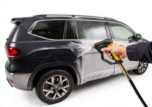 GDHXW Pressure Washer Gun Brass Handheld 5000 PSI-4