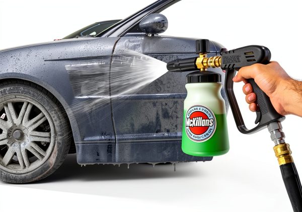 Wide Mouth Foam Cannon McKillans Brass Gas Pressure Washer-5