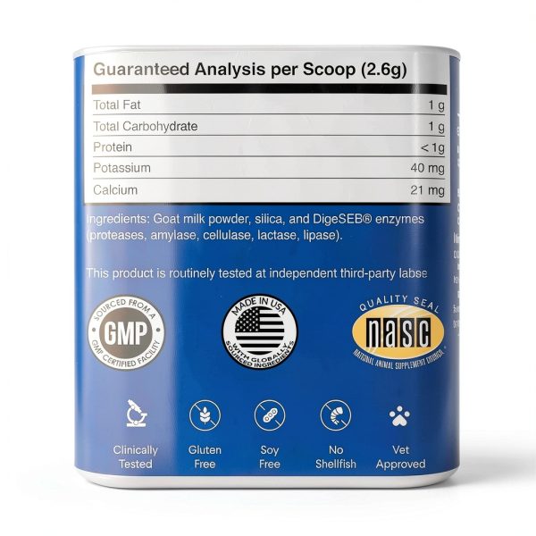 Goat Milk for Dogs Wonder Paws Powder Probiotic-1