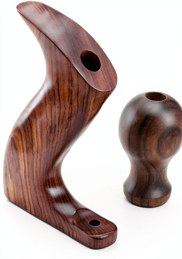 Rosewood Tall Knob and Tote Handle Set for Stanley Planes RCKIM-7