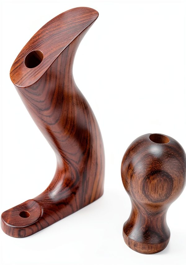 Rosewood Tall Knob and Tote Handle Set for Stanley Planes RCKIM-6