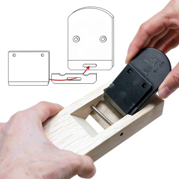 KAKURI Japanese Hand Plane Mini 42mm for Woodworking [Replaceable Blade System], Replacement Blade 42mm (3 PCS), Made in JAPAN-4