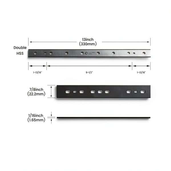 13-inch Planer Blades FINDBUYTOOL High Carbon Steel 3-Pack for DW735-1
