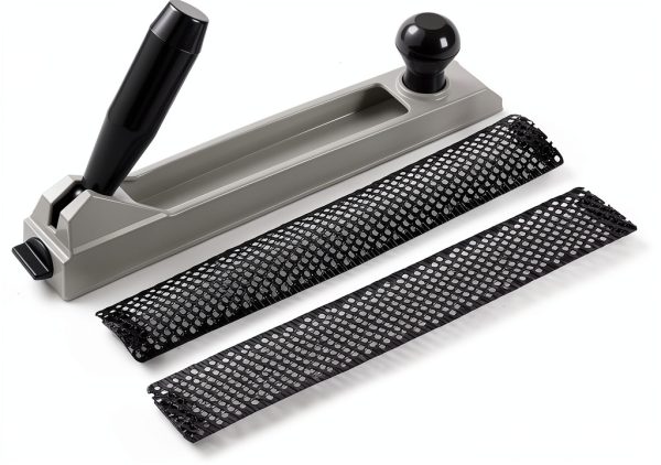 S SATC 10" Handle Blade Holder with Flat & Half‑Round Blades-0