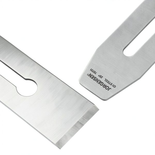 Wood Planer Blade JORGENSEN No.4 & No.5 O1 Steel 3mm Replacement-3